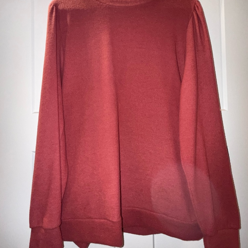Acting Pro Rust-Red Crewneck Sweater